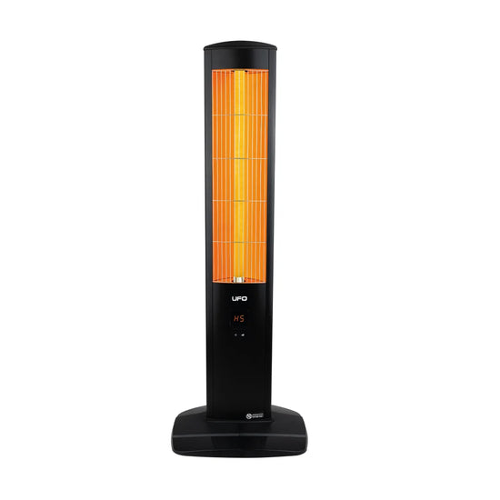 UFO Micatronic Tower-Type 23 | T23 | Free Standing Heater | Electric Infrared Heater with Remote Control | 2300-Watt | 220-Volt | Energy Efficient Heater