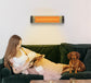UFO Star 15 UK | S15 UK | Wall Mounted Electric Infrared Heater with Remote Control | 1500-Watt Heater | Bronze, Silver | Energy Efficient Heater