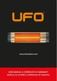 Calentador infrarrojo eléctrico UFO UK-15 con mando a distancia